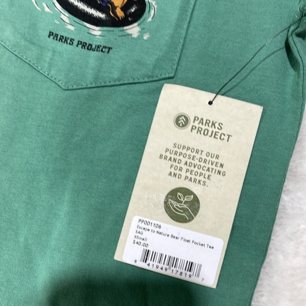 Parks Project Escape to Nature Bear Float Pocket Tee - Picture 10 of 11